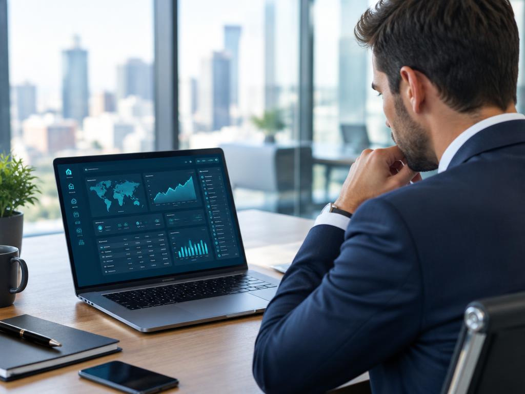 Payment specialist reviewing a business account